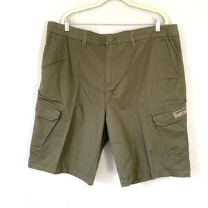 Union Bay Cargo Shorts Mens Size 42 Army Green Olive 10" Utility NEW